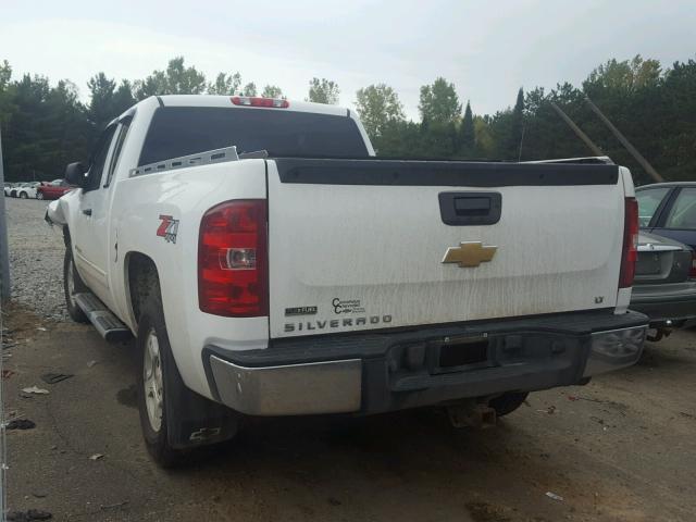 1GCEK29039Z261405 - 2009 CHEVROLET SILVERADO WHITE photo 3