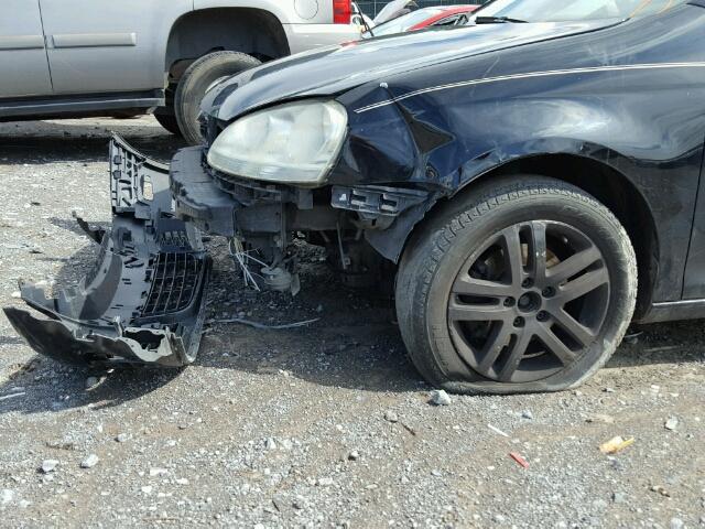 3VWSF81K86M643107 - 2006 VOLKSWAGEN JETTA 2.5 BLACK photo 9