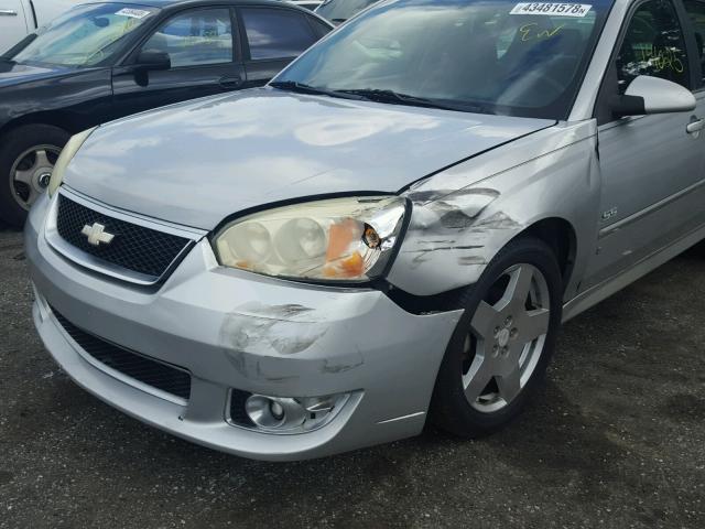 1G1ZW53106F233298 - 2006 CHEVROLET MALIBU SS 银色 照片 9