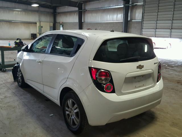 1G1JA6SH2C4161446 - 2012 CHEVROLET SONIC LS WHITE photo 3