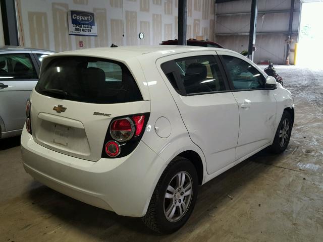 1G1JA6SH2C4161446 - 2012 CHEVROLET SONIC LS WHITE photo 4