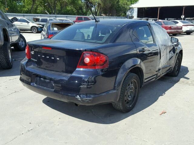 1B3BD4FBXBN516838 - 2011 DODGE AVENGER EX 蓝色 照片 4