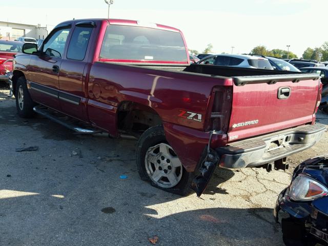 1GCEK19B16Z164517 - 2006 CHEVROLET SILVERADO RED photo 3