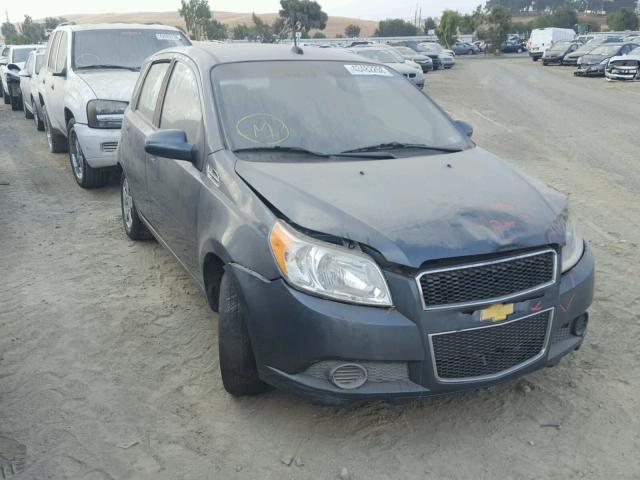KL1TD6DE2AB110605 - 2010 CHEVROLET AVEO LS GREEN photo 1