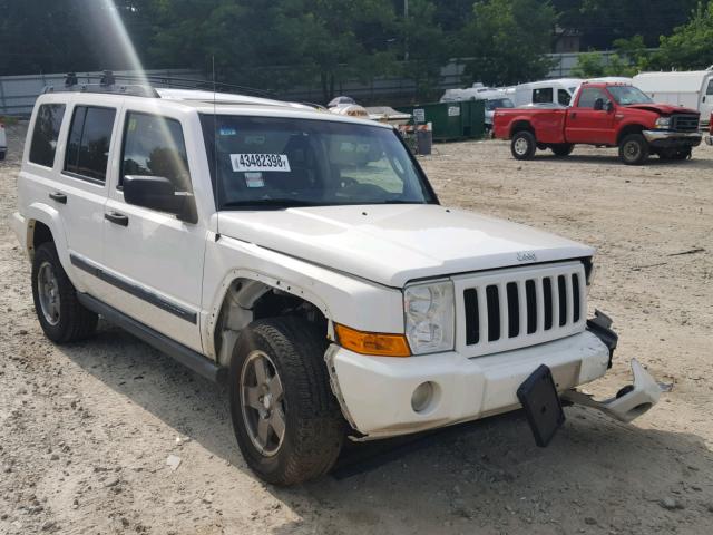 1J8HG48K16C235292 - 2006 JEEP COMMANDER WHITE photo 1