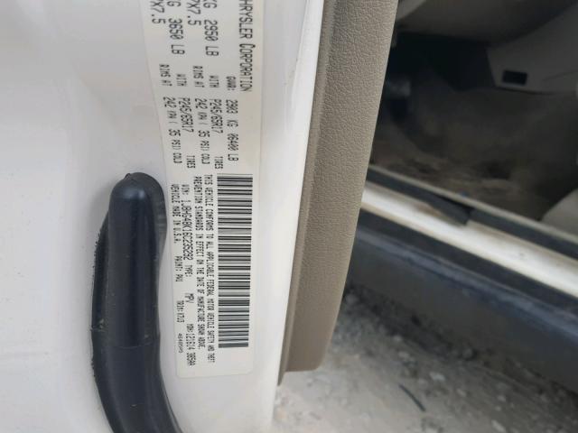 1J8HG48K16C235292 - 2006 JEEP COMMANDER WHITE photo 10