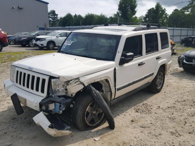 1J8HG48K16C235292 - 2006 JEEP COMMANDER WHITE photo 2