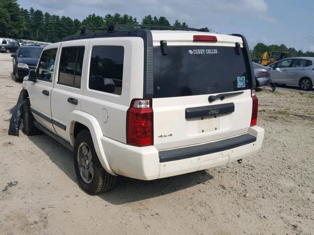 1J8HG48K16C235292 - 2006 JEEP COMMANDER WHITE photo 3