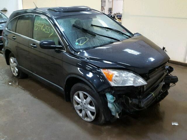 JHLRE48757C048266 - 2007 HONDA CR-V BLACK photo 1