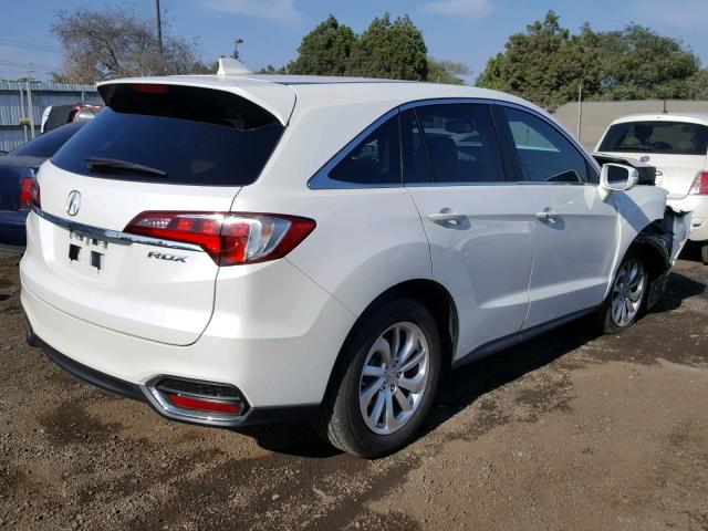 5J8TB3H32GL003838 - 2016 ACURA RDX BASE WHITE photo 4