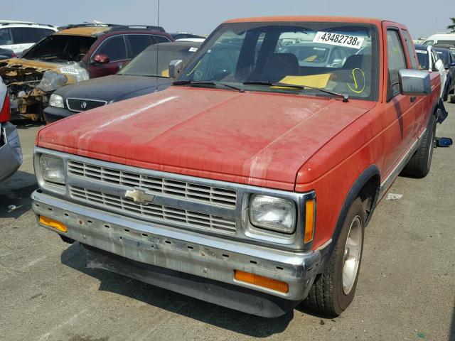 1GCCS19R6M2313773 - 1991 CHEVROLET S TRUCK S1 RED photo 2
