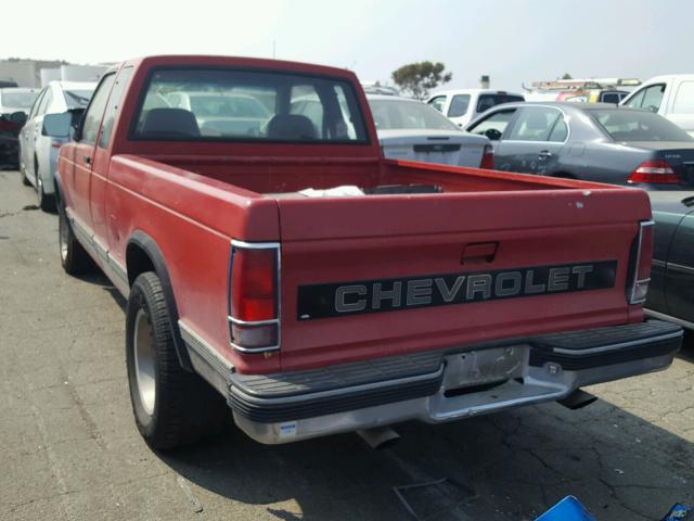 1GCCS19R6M2313773 - 1991 CHEVROLET S TRUCK S1 RED photo 3