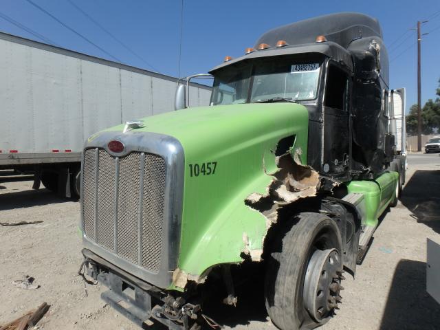 1XPHD49X89D792658 - 2009 PETERBILT 386 GREEN photo 2