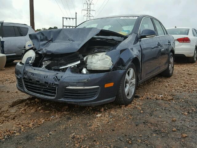 3VWRM71K08M020839 - 2008 VOLKSWAGEN JETTA SE BLUE photo 2