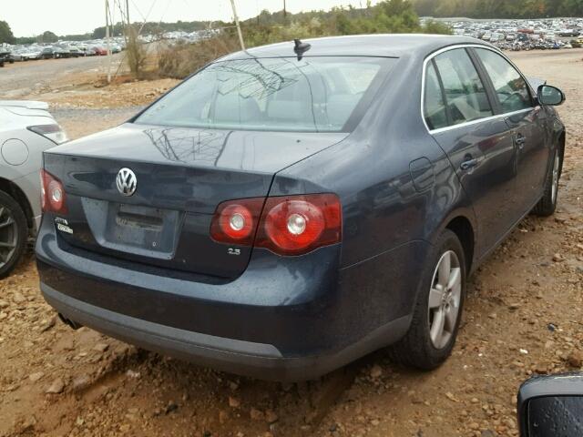 3VWRM71K08M020839 - 2008 VOLKSWAGEN JETTA SE أزرق صورة 4