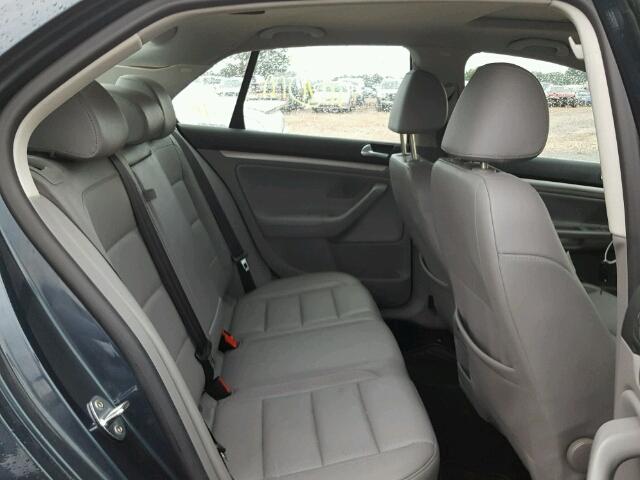 3VWRM71K08M020839 - 2008 VOLKSWAGEN JETTA SE أزرق صورة 6