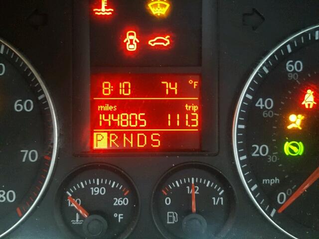 3VWRM71K08M020839 - 2008 VOLKSWAGEN JETTA SE أزرق صورة 8