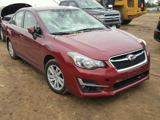 JF1GJAB6XGH021717 - 2016 SUBARU IMPREZA PR RED photo 1