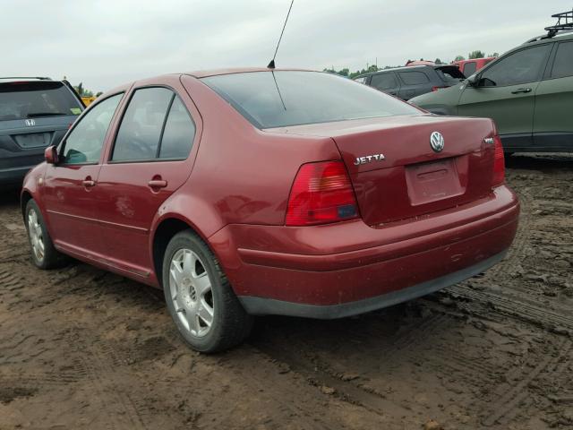 3VWSE29M1YM125574 - 2000 VOLKSWAGEN JETTA GLS RED photo 3