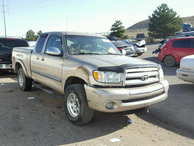 5TBBT44143S429906 - 2003 TOYOTA TUNDRA ACC GOLD photo 1