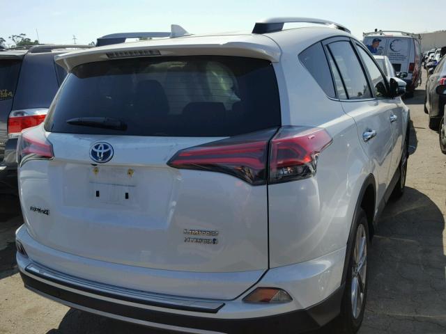 JTMDJREV2JD157420 - 2018 TOYOTA RAV4 HV LI WHITE photo 4