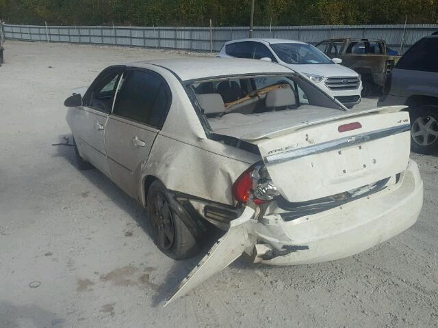 1G1ZT51806F132299 - 2006 CHEVROLET MALIBU LT WHITE photo 3