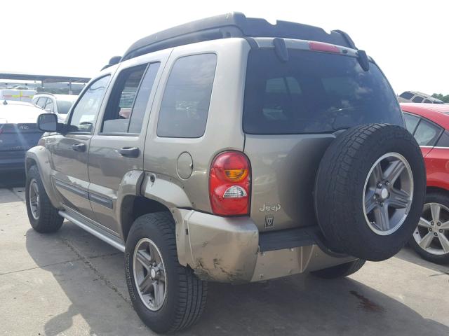 1J4GK38K94W146815 - 2004 JEEP LIBERTY RE BEIGE photo 3