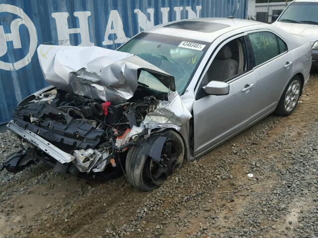 3FAHP0HA9BR166747 - 2011 FORD FUSION SILVER photo 2