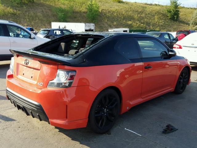JTKJF5C75FJ006574 - 2015 TOYOTA SCION TC 橙色 照片 4