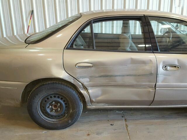 2G4WS52JX11240794 - 2001 BUICK CENTURY BROWN photo 10