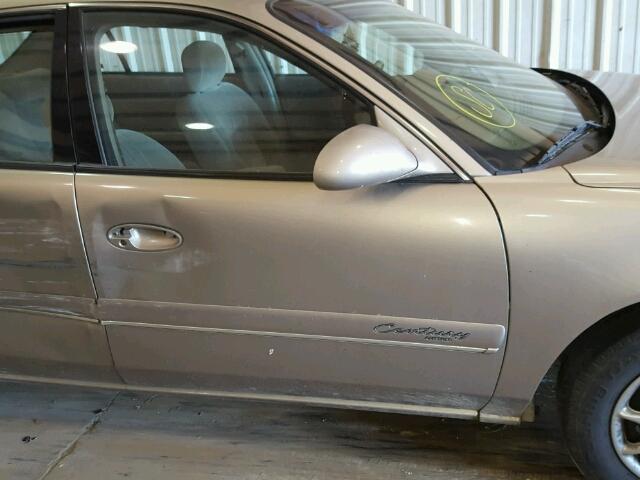 2G4WS52JX11240794 - 2001 BUICK CENTURY BROWN photo 9