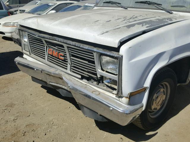 1GTER14H7HJ507761 - 1987 GMC R15 CONVEN WHITE photo 9