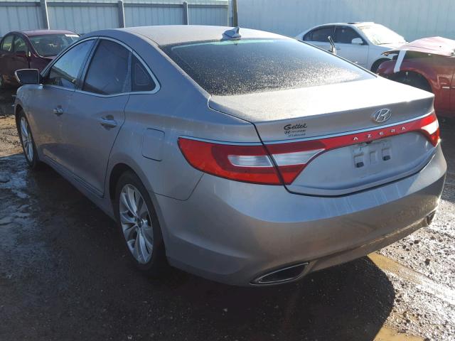 KMHFG4JG2DA227159 - 2013 HYUNDAI AZERA GRAY photo 3