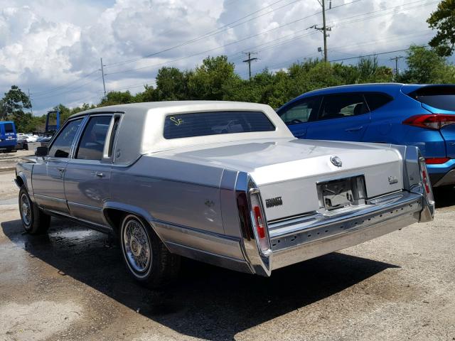 1G6DW54E8NR711941 - 1992 CADILLAC BROUGHAM SILVER photo 3