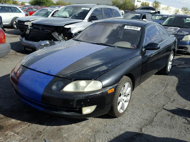 JT8UZ30C9P0026527 - 1993 LEXUS SC 400 BLACK photo 2