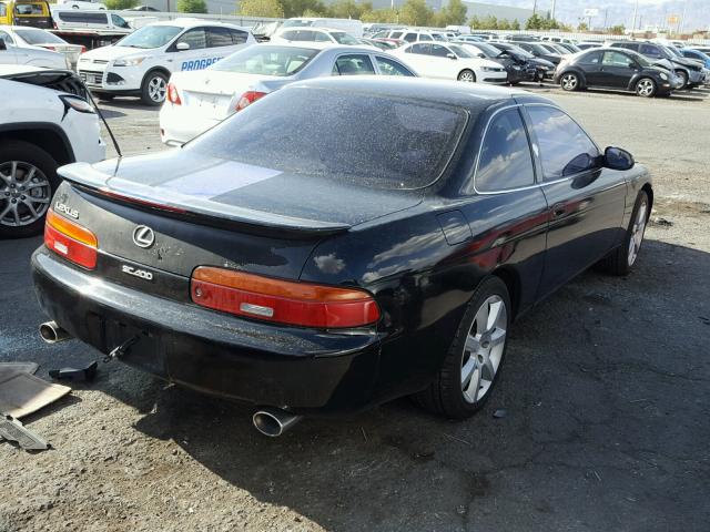 JT8UZ30C9P0026527 - 1993 LEXUS SC 400 BLACK photo 4