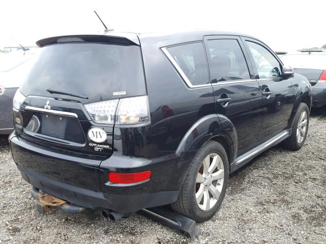 JA4JT5AXXCU007274 - 2012 MITSUBISHI OUTLANDER BLACK photo 4