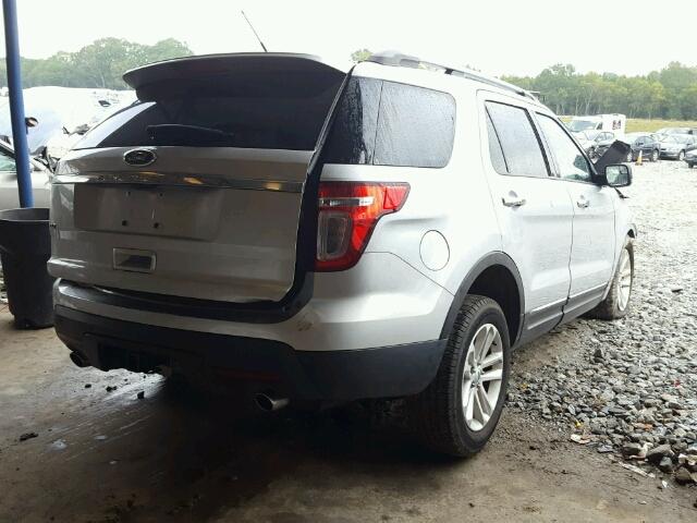 1FM5K7D80EGB48782 - 2014 FORD EXPLORER SILVER photo 4