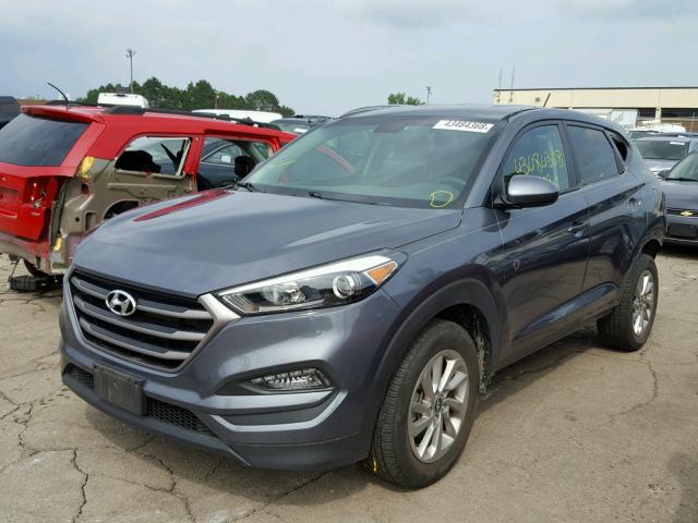 KM8J3CA40GU138182 - 2016 HYUNDAI TUCSON LIM GRAY photo 2