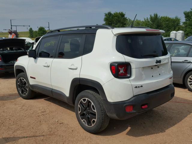 ZACCJBCB8HPE40850 - 2017 JEEP RENEGADE T WHITE photo 3