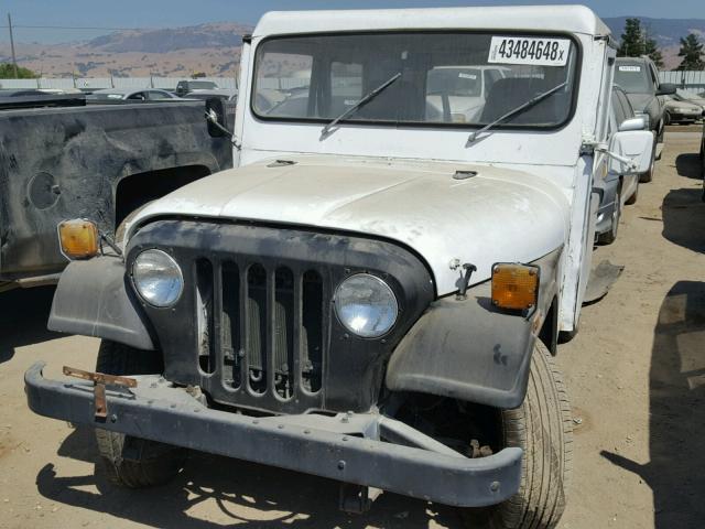 1UTUF00B0DS191647 - 1983 AMERICAN GENERAL JEEP WHITE photo 2