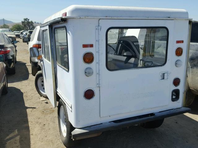 1UTUF00B0DS191647 - 1983 AMERICAN GENERAL JEEP WHITE photo 3