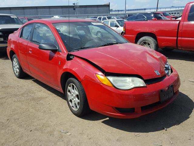 1G8AN14F54Z122410 - 2004 SATURN ION LEVEL RED photo 1