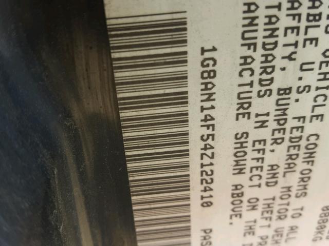 1G8AN14F54Z122410 - 2004 SATURN ION LEVEL RED photo 10