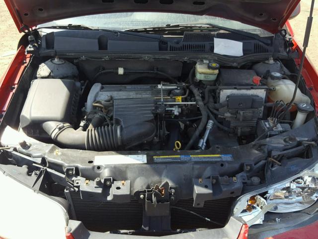 1G8AN14F54Z122410 - 2004 SATURN ION LEVEL RED photo 7