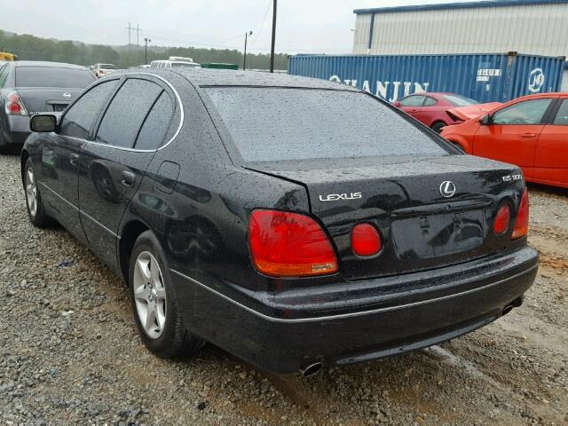 JT8BD69S910138883 - 2001 LEXUS GS BLACK photo 3