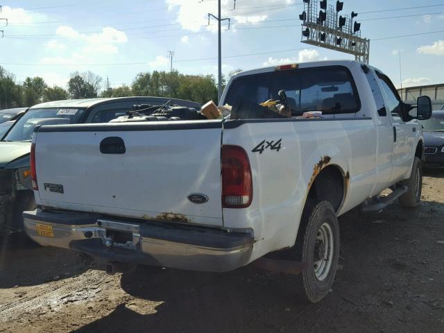 3FTNX21L03MB38192 - 2003 FORD F250 SUPER WHITE photo 4