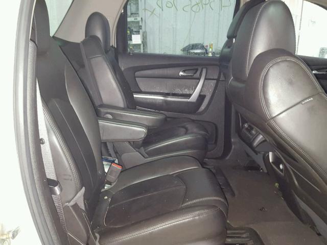 1GKEV23D79J151771 - 2009 GMC ACADIA SLT თეთრი ფოტო 6