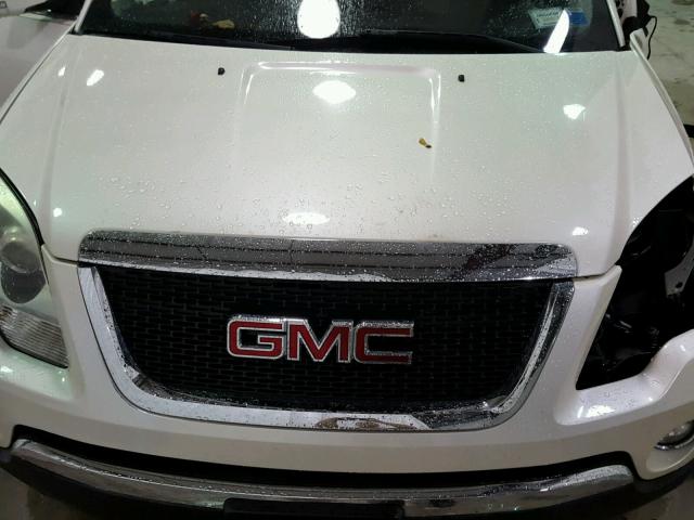 1GKEV23D79J151771 - 2009 GMC ACADIA SLT თეთრი ფოტო 7