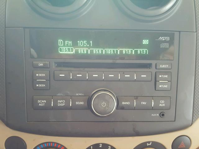 KL1TD56E89B609914 - 2009 CHEVROLET AVEO LS BLUE photo 9